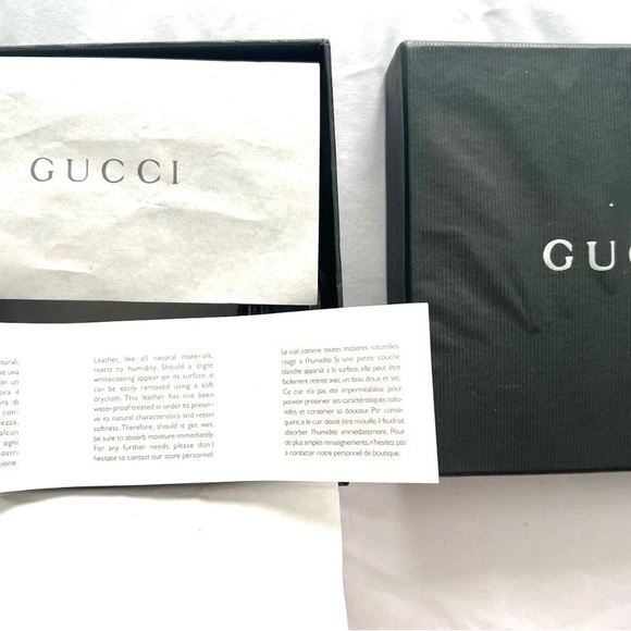 New 🔥Gucci Women’s Black Leather Belt with Silver Buckle 41” - Picture 4 of 7